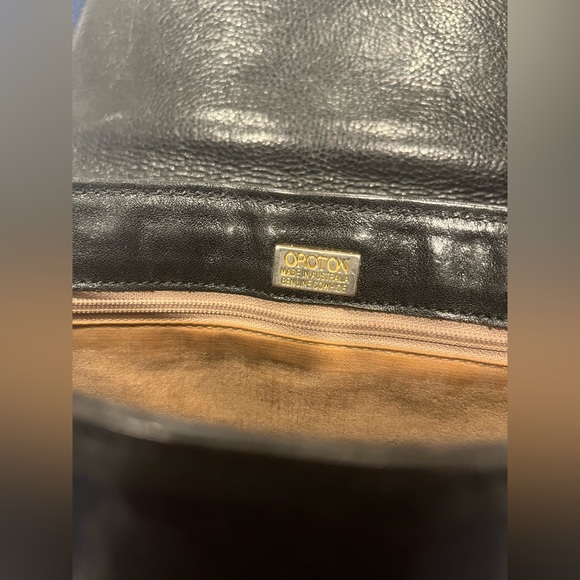 OROTON Australian Black Cowhide Genuine Leather Crossbody Bag - Picture 6 of 13